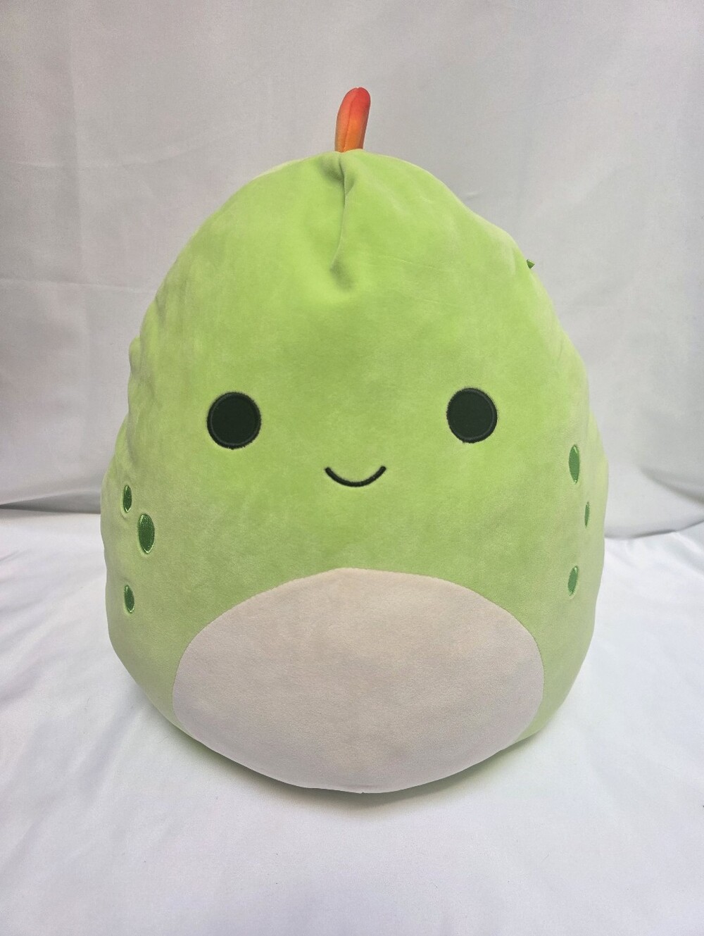 Squishmallows Seanster Stegosaurus 16" Green Dinosaur Plush Kellytoy